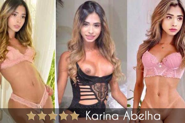 Transex dotada karina Abelha